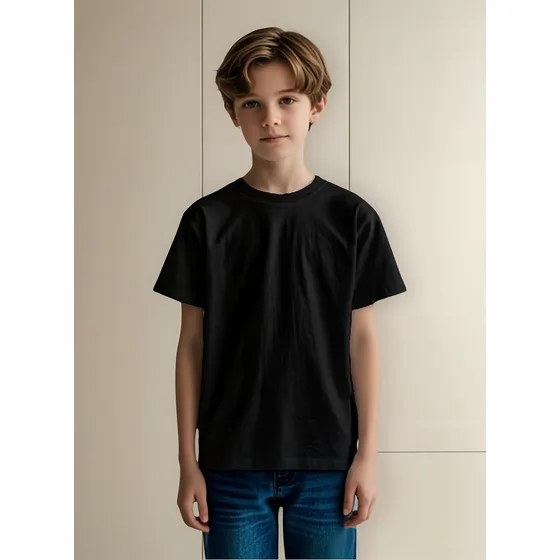 Remera Manga Corta Niños Algodón Calidad Peinado Elifec