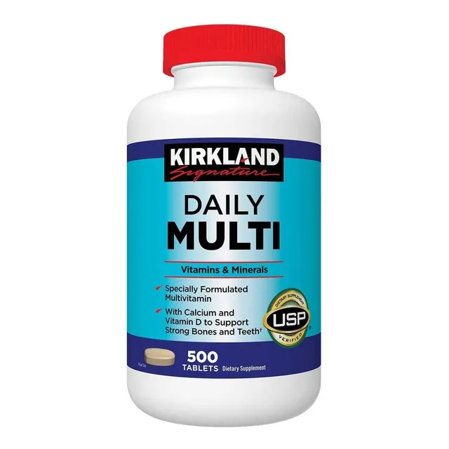 Multivitaminas Y Minerales Kirkland  500 Tabletas