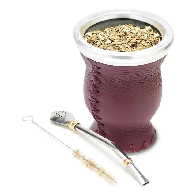 Kit De Bombilla- Calabaza Para Te Yerba Mate Nuevo Balibetov