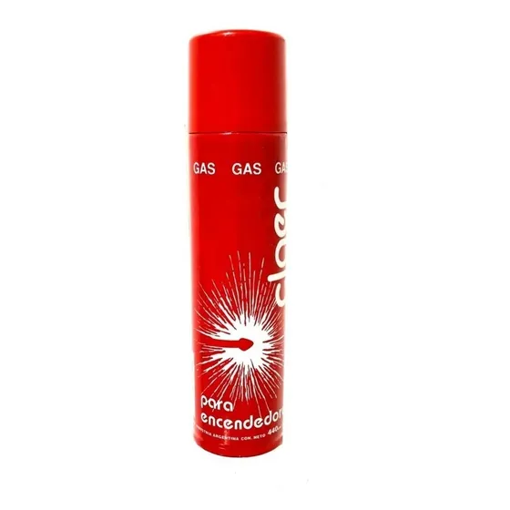 Gas Para Recargar Encendedor 400cc. Con Picos - Belgrano