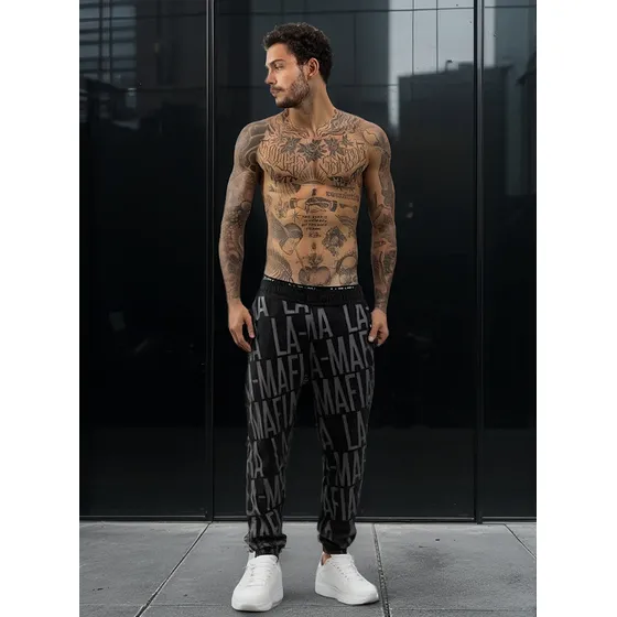 Pantalón Noir Adulto La Mafia