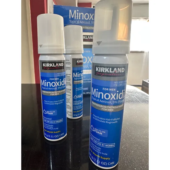 Kirkland Minoxidil 5% Tópico Anticaída Foam