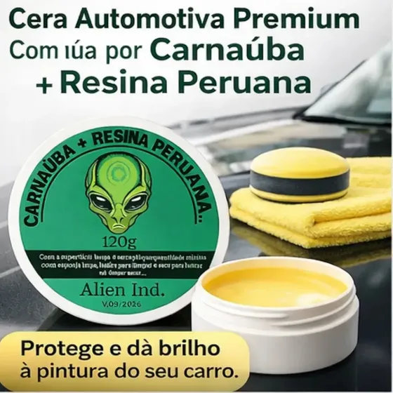 Cera Automotiva de Carnaúba para Polimento e Proteção Contra Riscos
