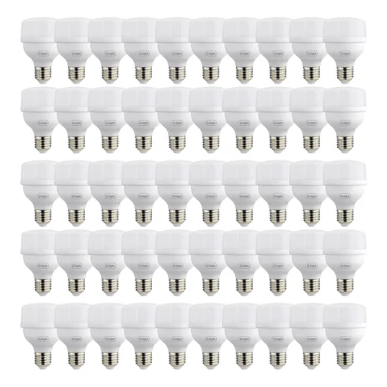 Kit 50 Lâmpada Dimerizável Ip65 12w 6500k - G-light - 220v