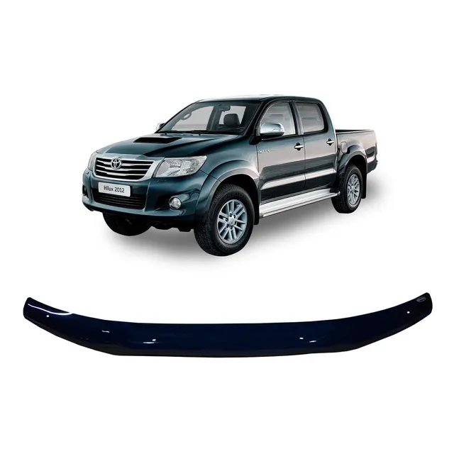 Deflector Capot Toyota Hilux 2012 A 2015 Negro Fume Oriyinal