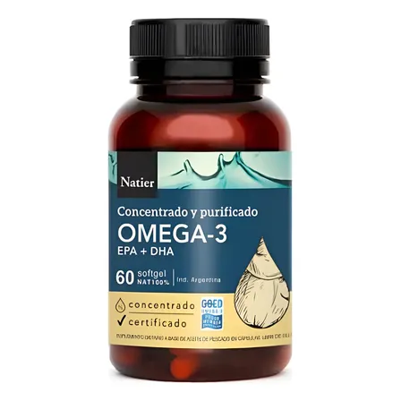 Omega 3 Natier en cápsula Sin sabor de 60 un