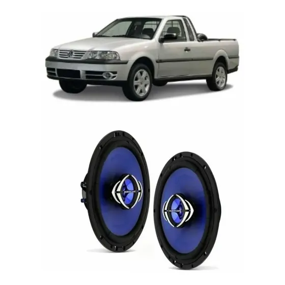 Alto Falante Dianteiro Saveiro G3 99 00 01 02 03 04 05 6 Pol