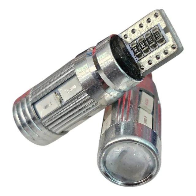 Led T10 Lupa Canbus Pellizco Libre De Error