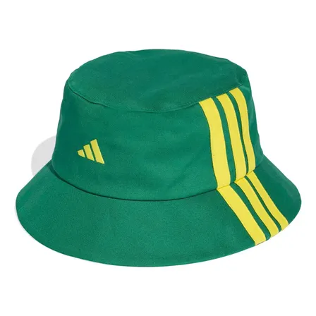 Chapéu Bucket Três Listras adidas Bold Green / Bright Yellow M/g Lisa