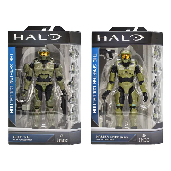 Halo Spartan Collection Pack Master Chief Y Alice Jazwares