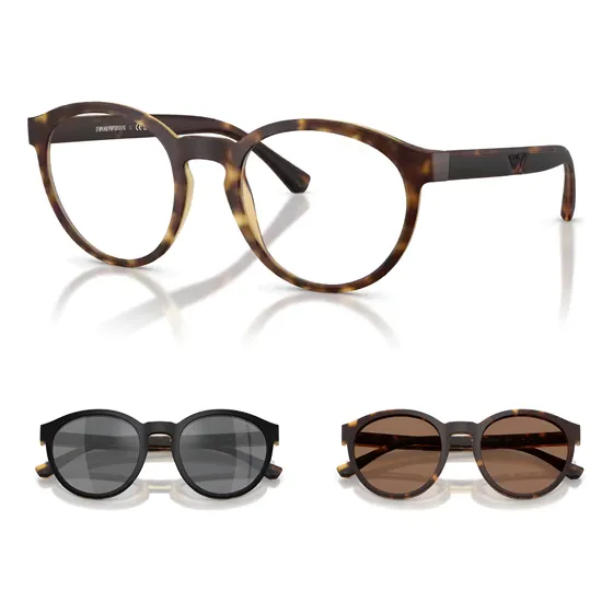 Óculos Emporio Armani Armação De Grau Clipon Ea4152 Original