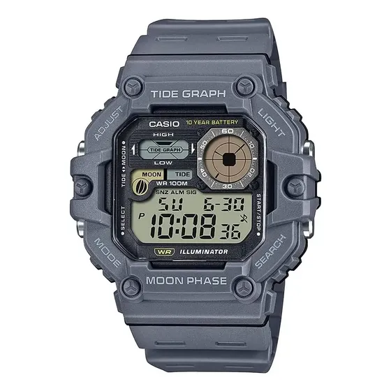 Reloj, Casio, Ws-1700h-8avcf Gris Gris Gris Claro