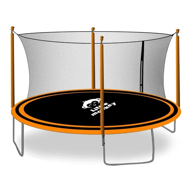 Brincolin Trampolin Red Tumbling 3.6mts Grande Brinca Juego Color Azul