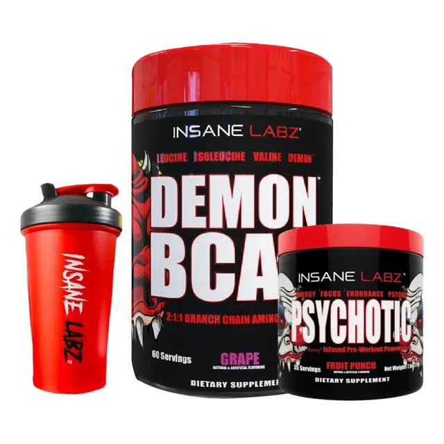 Pack Psychotic 35 Serv. & Demon Bcaa 60 Serv. Sabor Grape