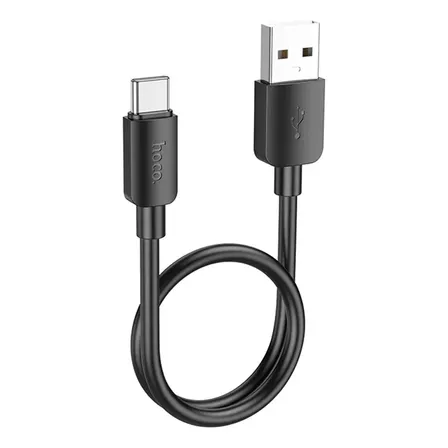 Hoco Cable Corto De 25cm De 27w De Usb A A Usb C Negro