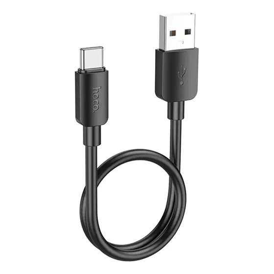 Hoco Cable Corto De 25cm De 27w De Usb A A Usb C Negro