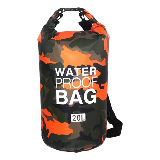 Bolso Seco Impermeable Mochila Camping 20 Litros Waterproof
