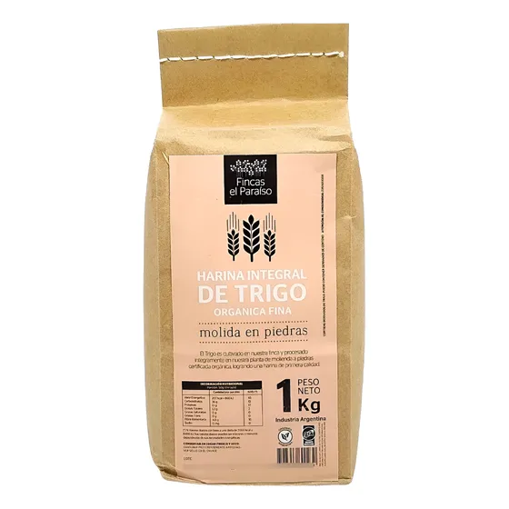 Harina De Trigo Integral Fina Fincas El Paraíso 6 X 1 Kl