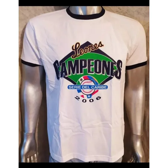 Franelas Blanca, Leones Del Caracas, Campeones Del Caribe