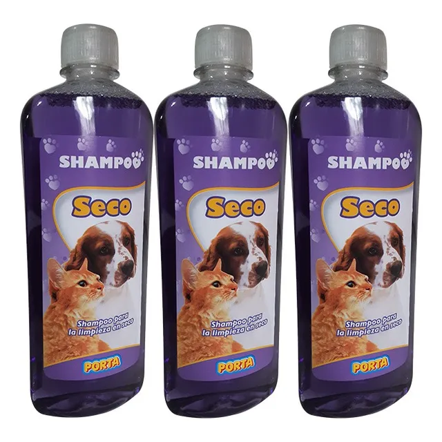 Shampoo Seco Perros Y Gatos Porta 1,5 L.