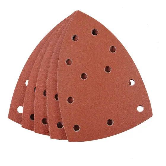 Set 15 Lijas Abrasivas Triang. 100x147mm Grano 60, 120 Y 180