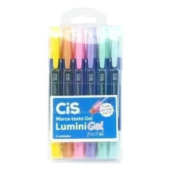 Marca Texto Lumini Gel Pastel Para Grifar Bíblia Cis