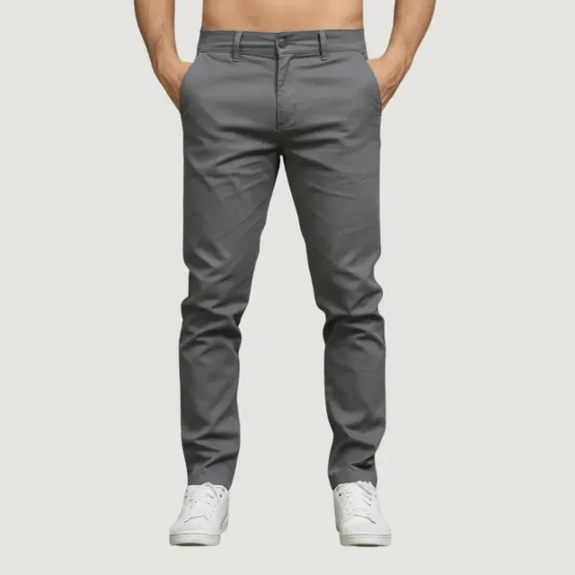 Calça Sarja Masculina Bolso Faca E Embutido Esporte Fino