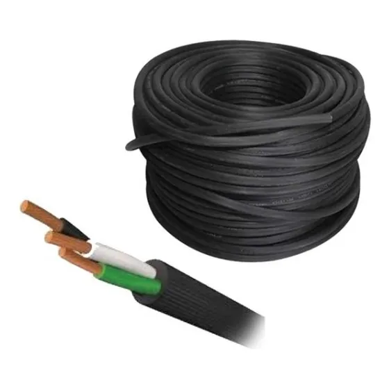 Cable Uso Rudo 3/14 Con 3 Conductores 100 Mts Peso 240 Kg  P