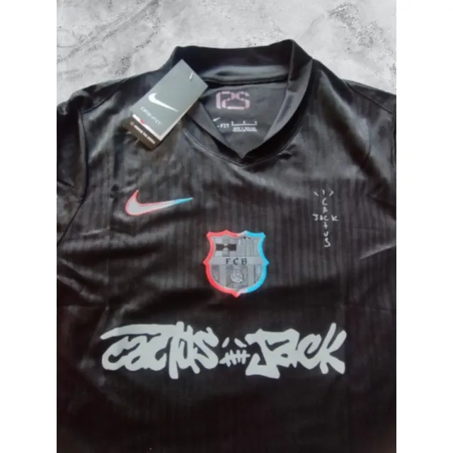 Nueva Camisa Visitante Fc Barcelona Versión Travis Scott..