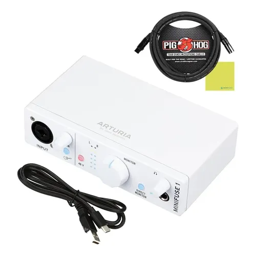 Arturia Minifuse 1 White Interface De Audio. Cor Branco | MercadoLivre