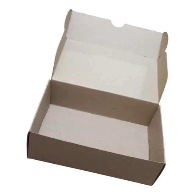 Minicajitas De Cartón Kraft  Pequeñas / Pack De 6 Unidades