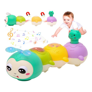 Juguete Didáctico Oruga Musical Con Luz Para Niños Juguete Didáctico Oruga Musical Con Luz Para Niños