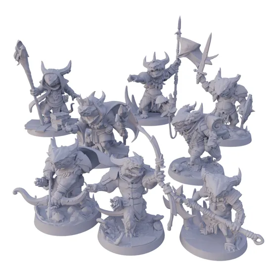 Miniaturas Kobolds Criados Do Dragão Compatível D&d Dnd Rpg