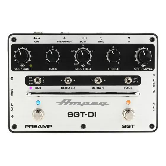 Ampeg Sgt-di Bass Preamp Pedal And Di - Quad Cortex Fractal
