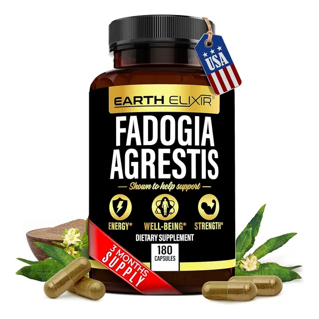 Fadogia Agrestis 1200mg Extracto Agrestis 100% Puro Fadogia