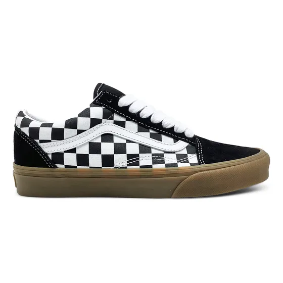 Tenis Vans Old Skool Fat Lace Checker Liga Clasico Retro