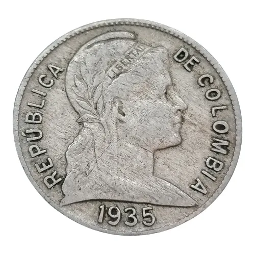 Colombia Moneda 2 Centavos 1935