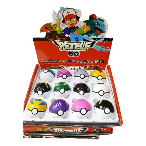 Pokebola Pokémon Pequeña Incluye 1 Pokémon + 2 Calcomanías 