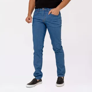 Calça Jeans Masculina Elastano Reta Tradicional Calça Jeans Masculina Elastano Reta Tradicional