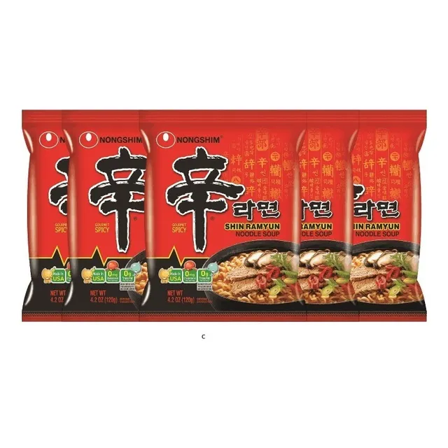Shin Ramyun Ramen Instantaneo Made In Korea Picante Pack X5