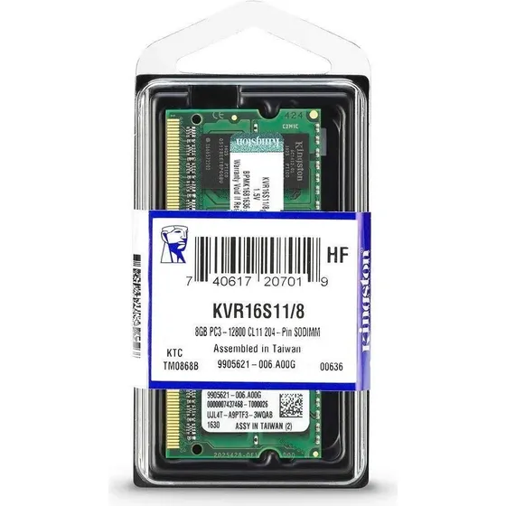 Memoria Ram Ddr3 8gb 1600mhz Pc3-12800 2rx8 Para Laptop