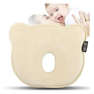 Almohada De Prevención De Cabeza De Bebé Recién Nacido Color Amarillo Almohada De Prevención De Cabeza De Bebé Recién Nacido Color Amarillo