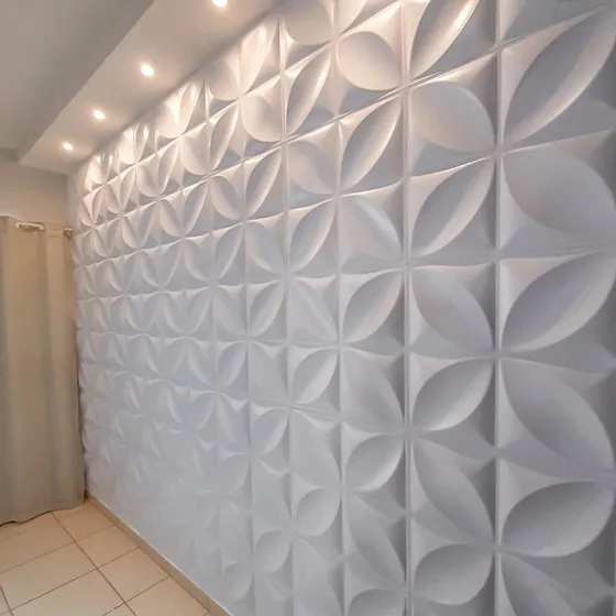 60 Placas 3d Revestimento De Parede Pvc Decorativa 25cm