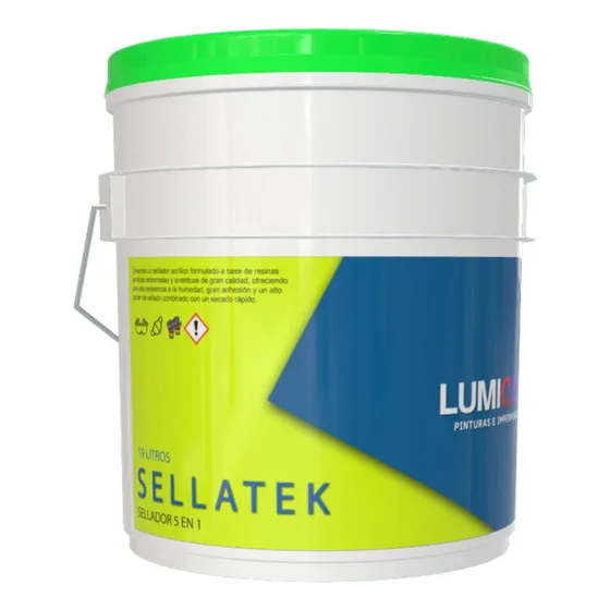 Sellador Para Impermeabilizar Sellatek 5 En 1. 19 Lts