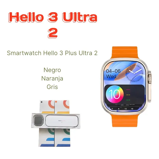 Reloj Smartwatch Hello 3 Plus Ultra 2