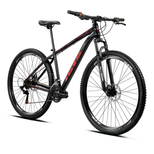 Bicicleta Aro 29 Woltz Ltz 21 Marchas Freios Mecânicos Cor Preto E