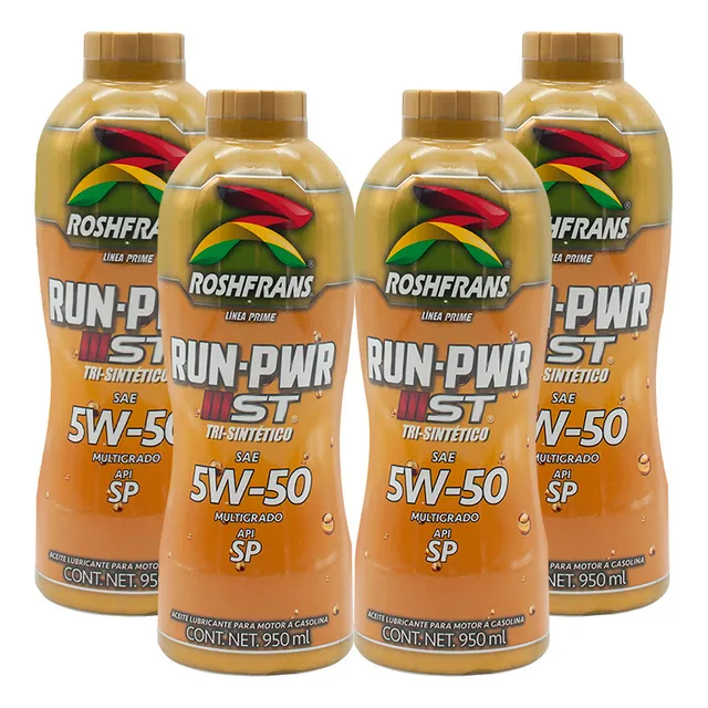 Paquete 3.8 Lts Aceite Roshfrans Run-pwr Tri-sintético 5w50