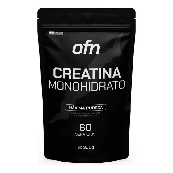 Creatina Monohidrato 300grs Ovofull Nutrition Sabor Sin Sabor