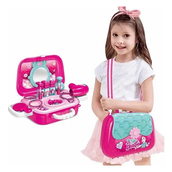Set Tocador Maleta Portátil Para Niña Juguete