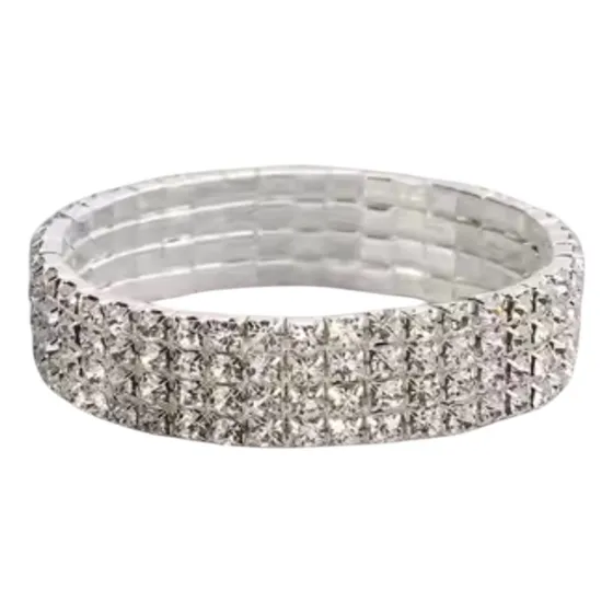 Pulseras Con Strass/adaptables/noche/fiesta/ocasión Especial